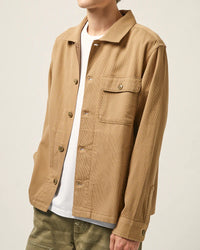 Bedford Cord Military Jacket in Khaki