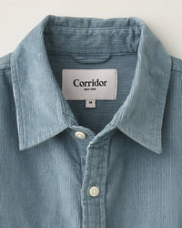 Corduroy LS Shirt in Blue