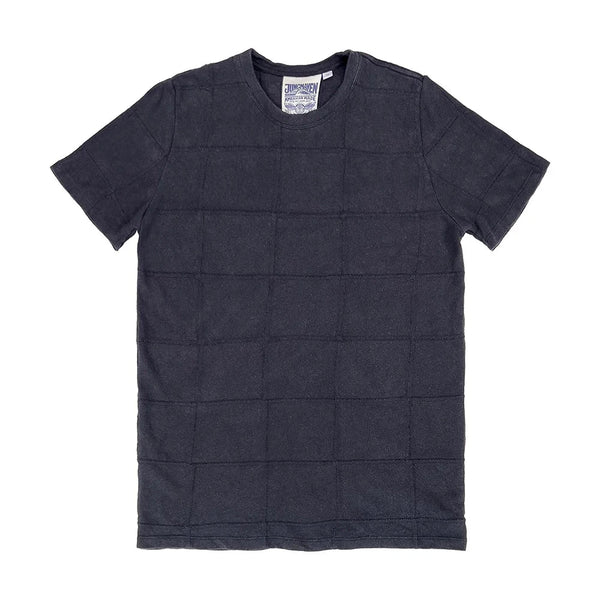 Boulder Tee in Upcycled Black