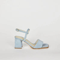 Validated Suede Heel in Fog