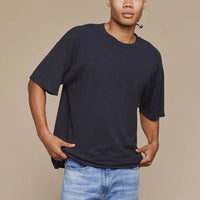 Vernon Oversized Tee in Black
