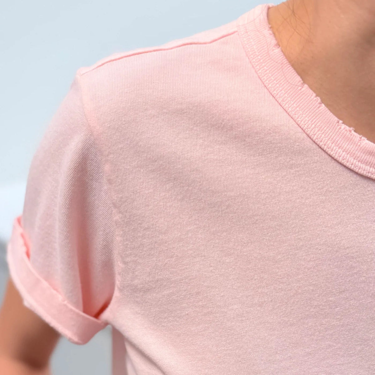Vintage Boy Tee in Baby Pink