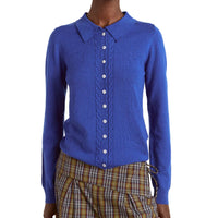 Voula Cardigan in Blue