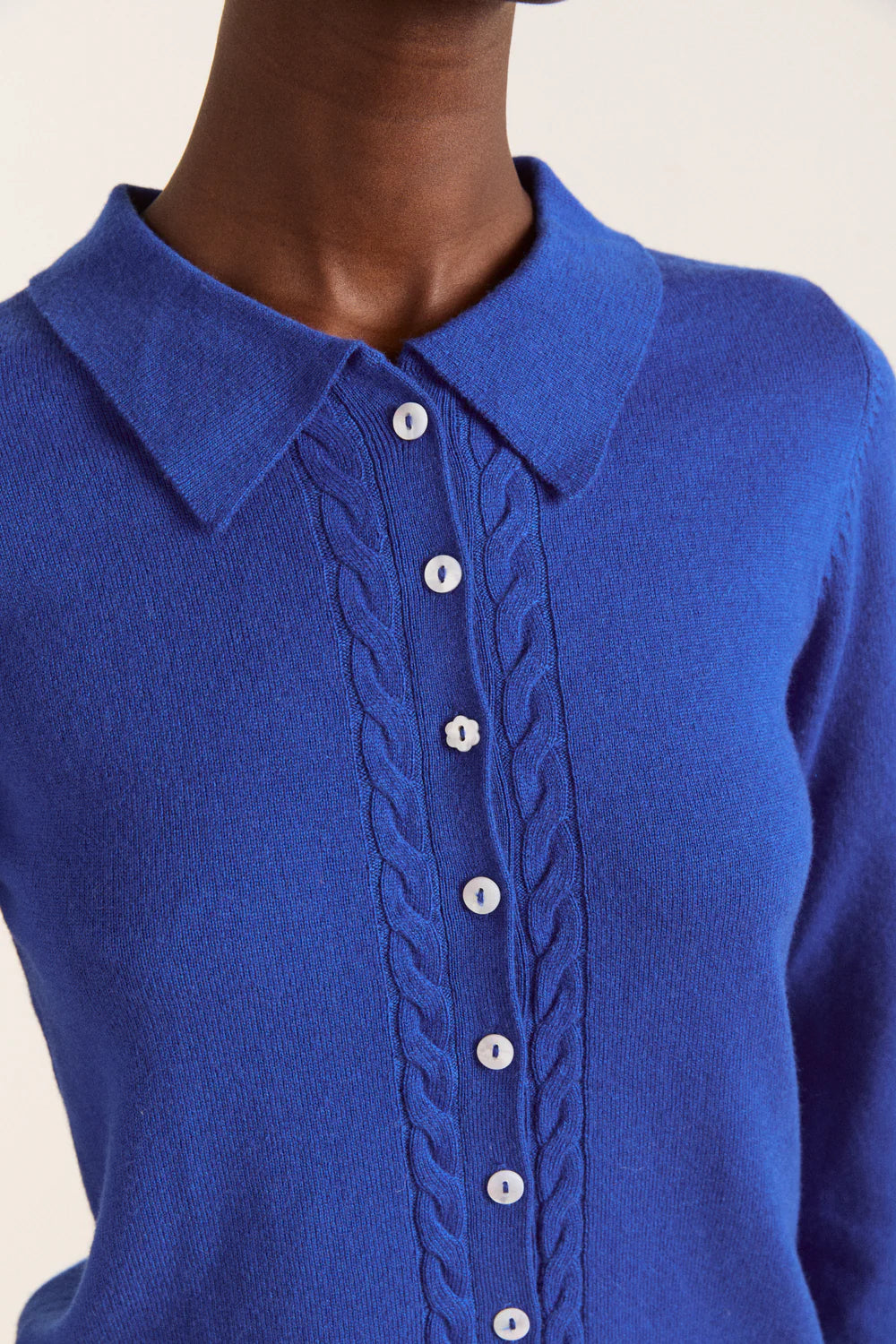 Voula Cardigan in Blue