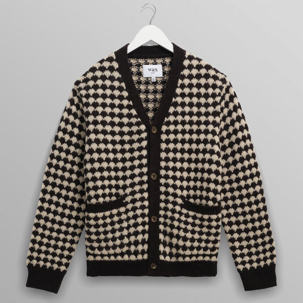 Walker Cardigan in Bubble Knit