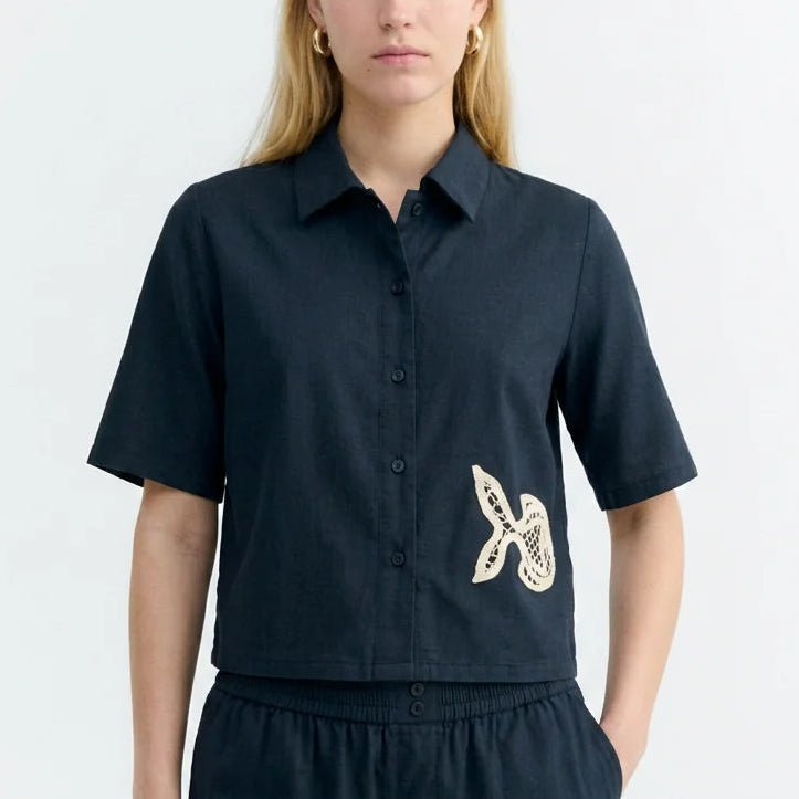 Fish Patch Ane Blouse