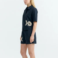 Fish Patch Ane Blouse