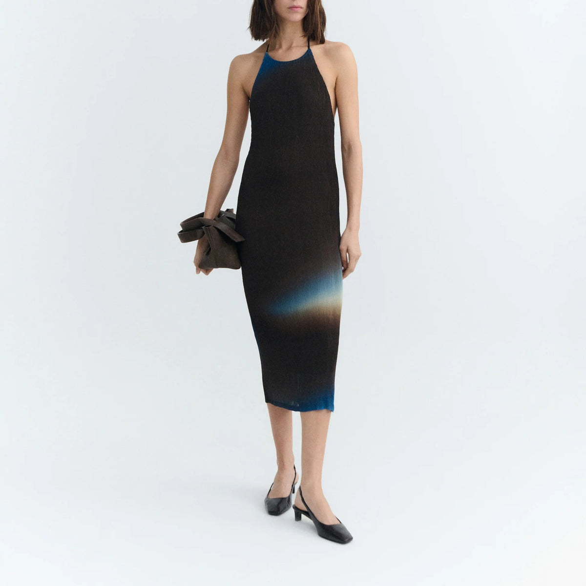 Glass Pleated Miriam Dress