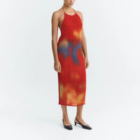 Flowers Pleated Miriam Dress