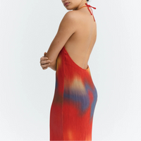 Flowers Pleated Miriam Dress