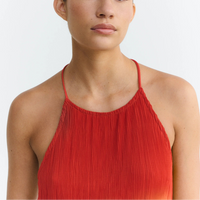 Flowers Pleated Miriam Dress