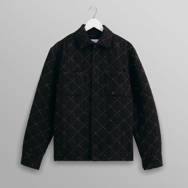 Whiting Overshirt in Quilted Tweed