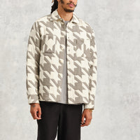 Whiting Overshirt in Houndstooth Quilt