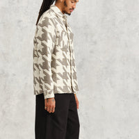 Whiting Overshirt in Houndstooth Quilt