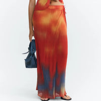 Flowers Pleated Pauline Skirt