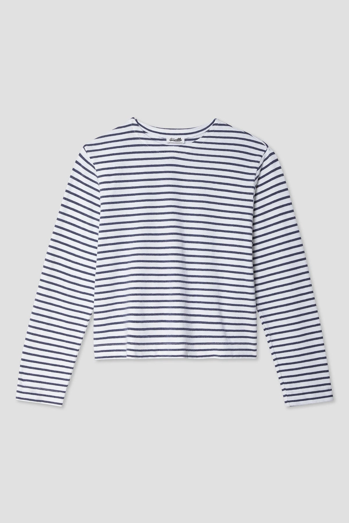 Boxy Boatneck Stripe Longsleeve