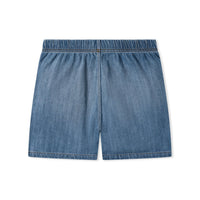 Denim Fatigue Shorts