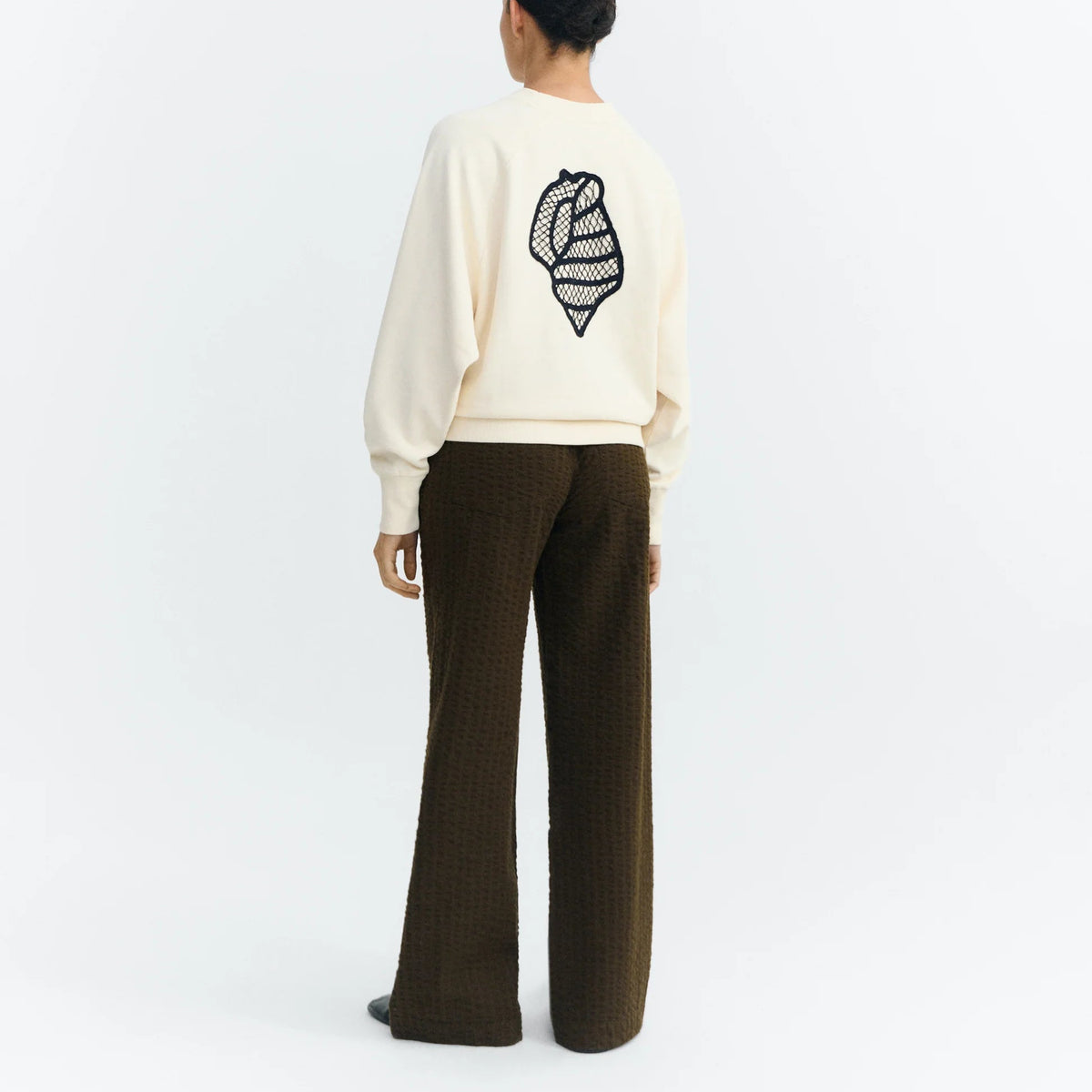 Bonnie Sweatshirt in Shell