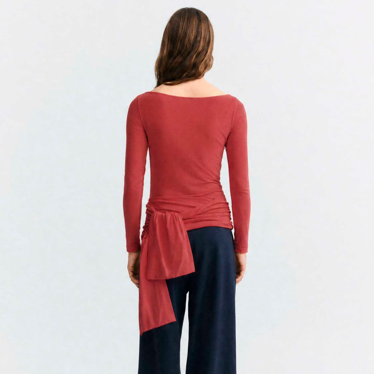 Giulia Top in Pale Red