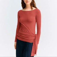 Giulia Top in Pale Red
