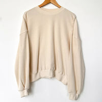 Waffle Core Sweatshirt in Naturel