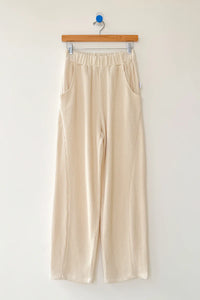 Waffle Lo Pants in Naturel