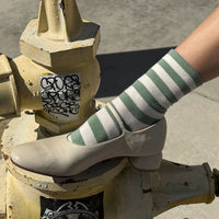 Wide Stripe Wally Socks