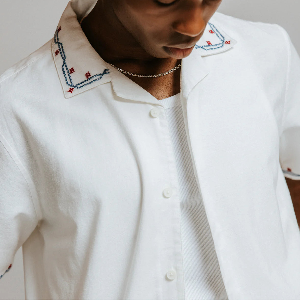 Didcot Shirt in Cross Stitch