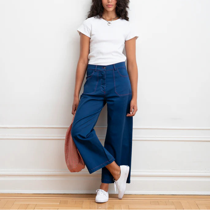Simone Pants in Blueberry