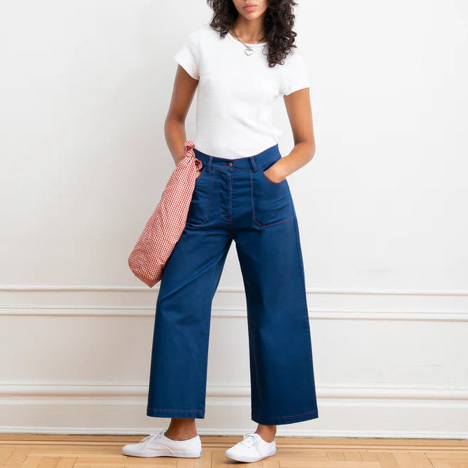 Simone Pants in Blueberry