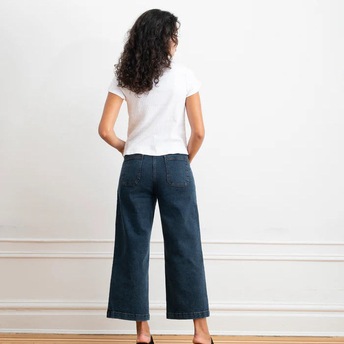 Miranda Pointelle Tee in White