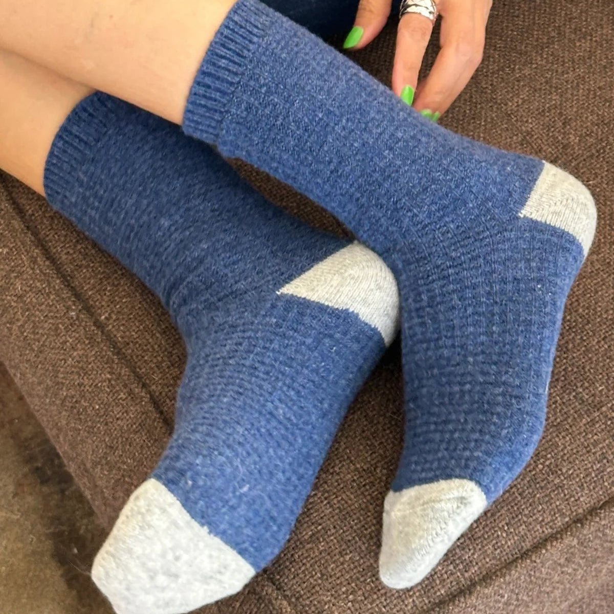 Wool Waffled Socks