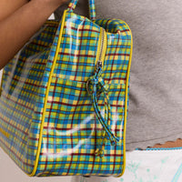 Truro Coated Hold-All in Zesty Check