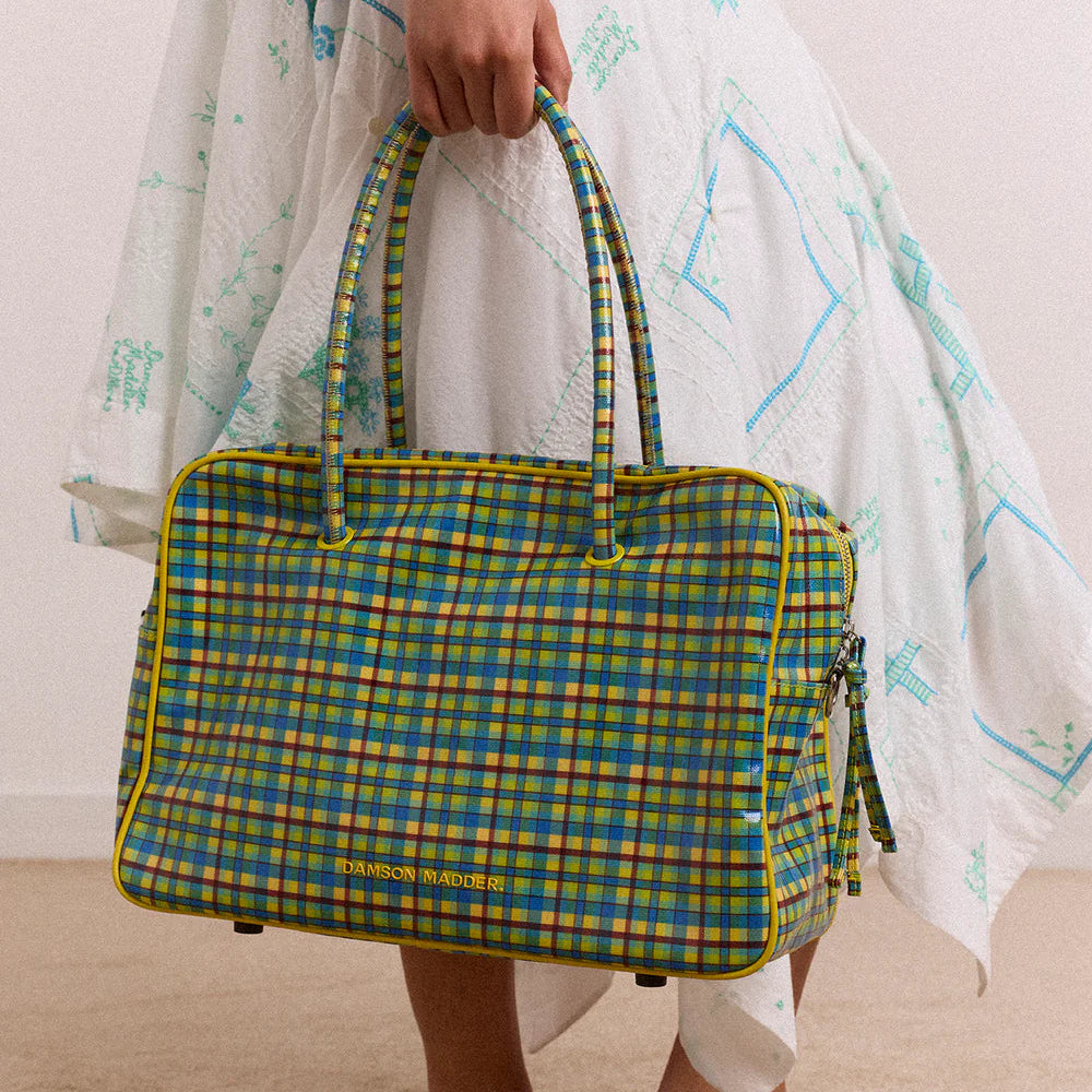 Truro Coated Hold-All in Zesty Check