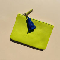 Tassel in Lapis Leather