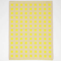 Squares Terry Tea Towel Oat/Yellow