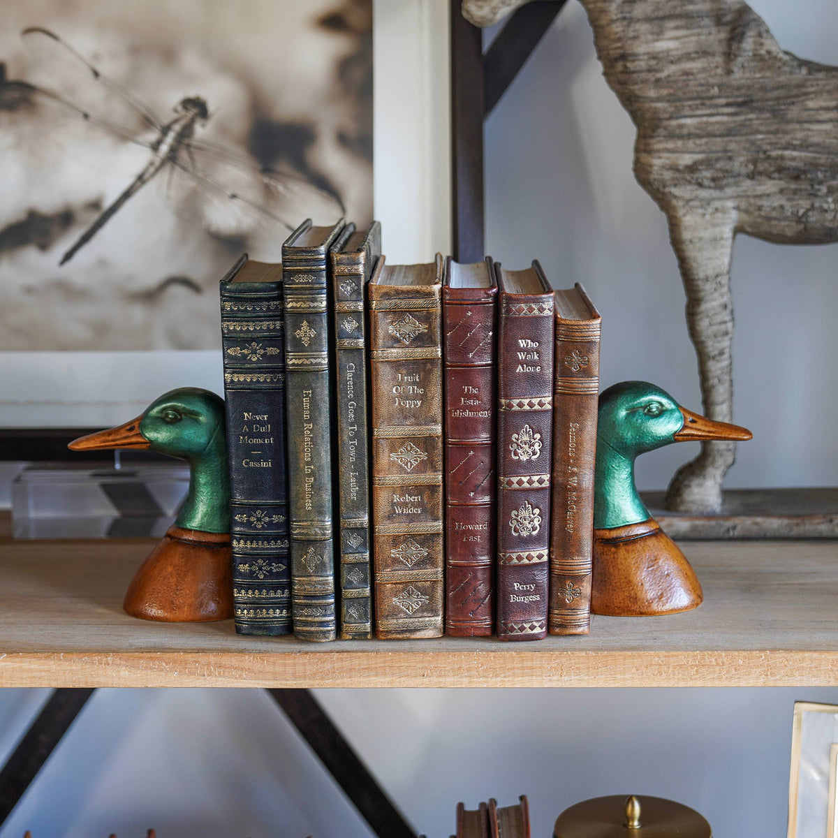 Duck Bookend Set