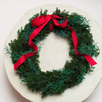 Preserved Evergreen Christmas Wreath