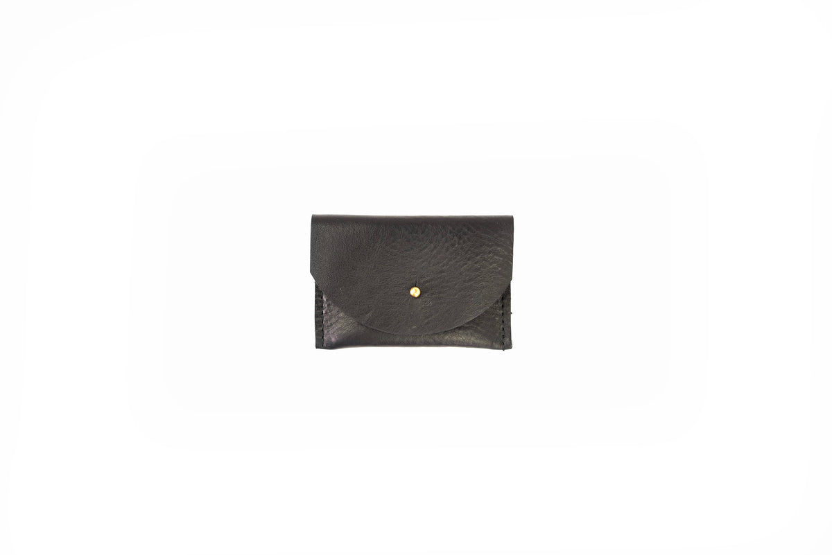 Cardholder in Black Leather