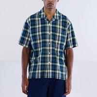 Madras Check Seersucker Cuban Shirt