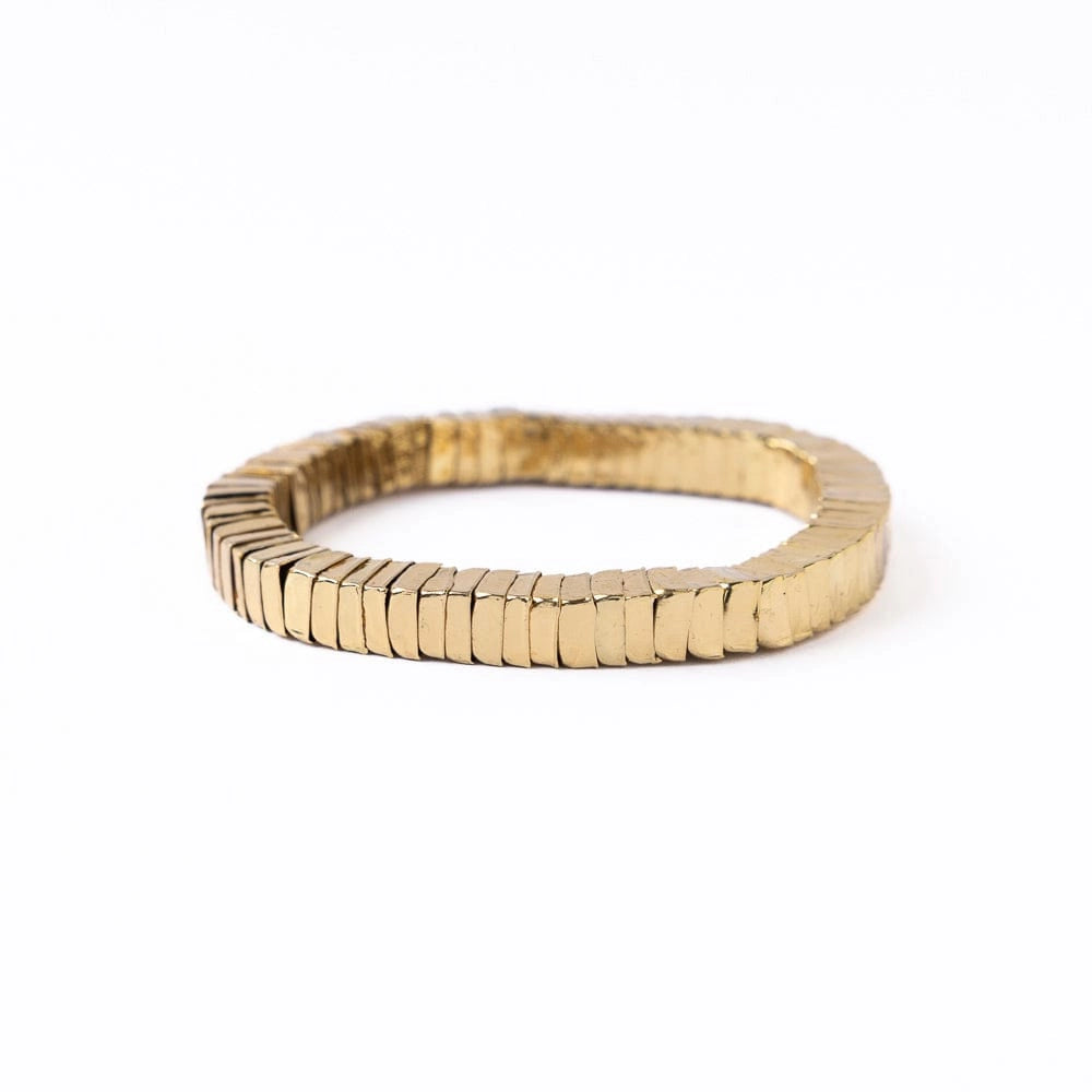 Lucille Square Bracelet in Gold