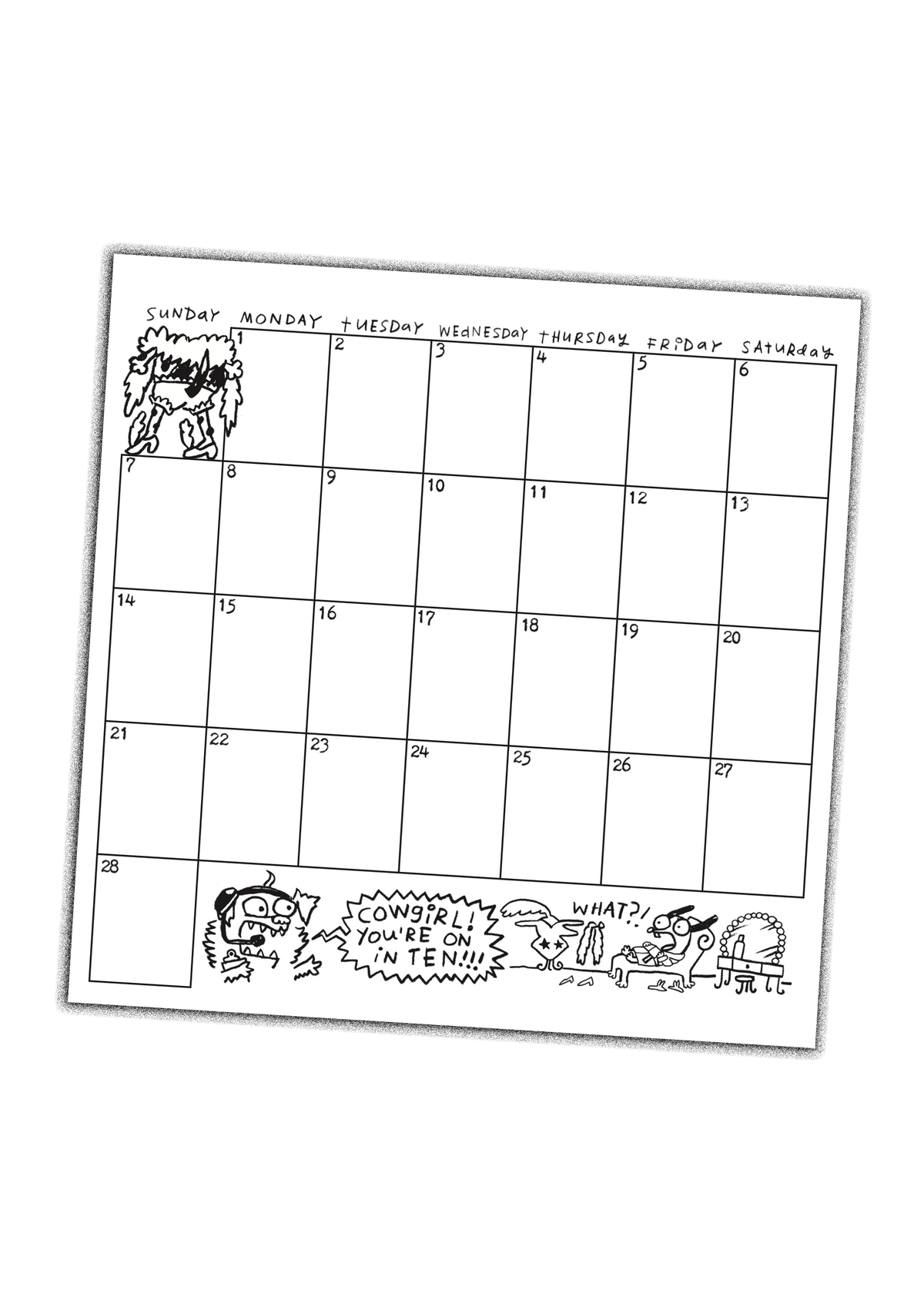 2027 Cowgirl Calendar
