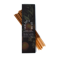 Golden Dusk Amber and Citrus Botanical Incense Sticks