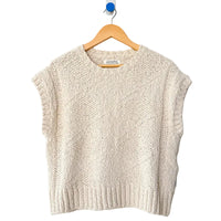 Alden Cotton Sweater in Naturel