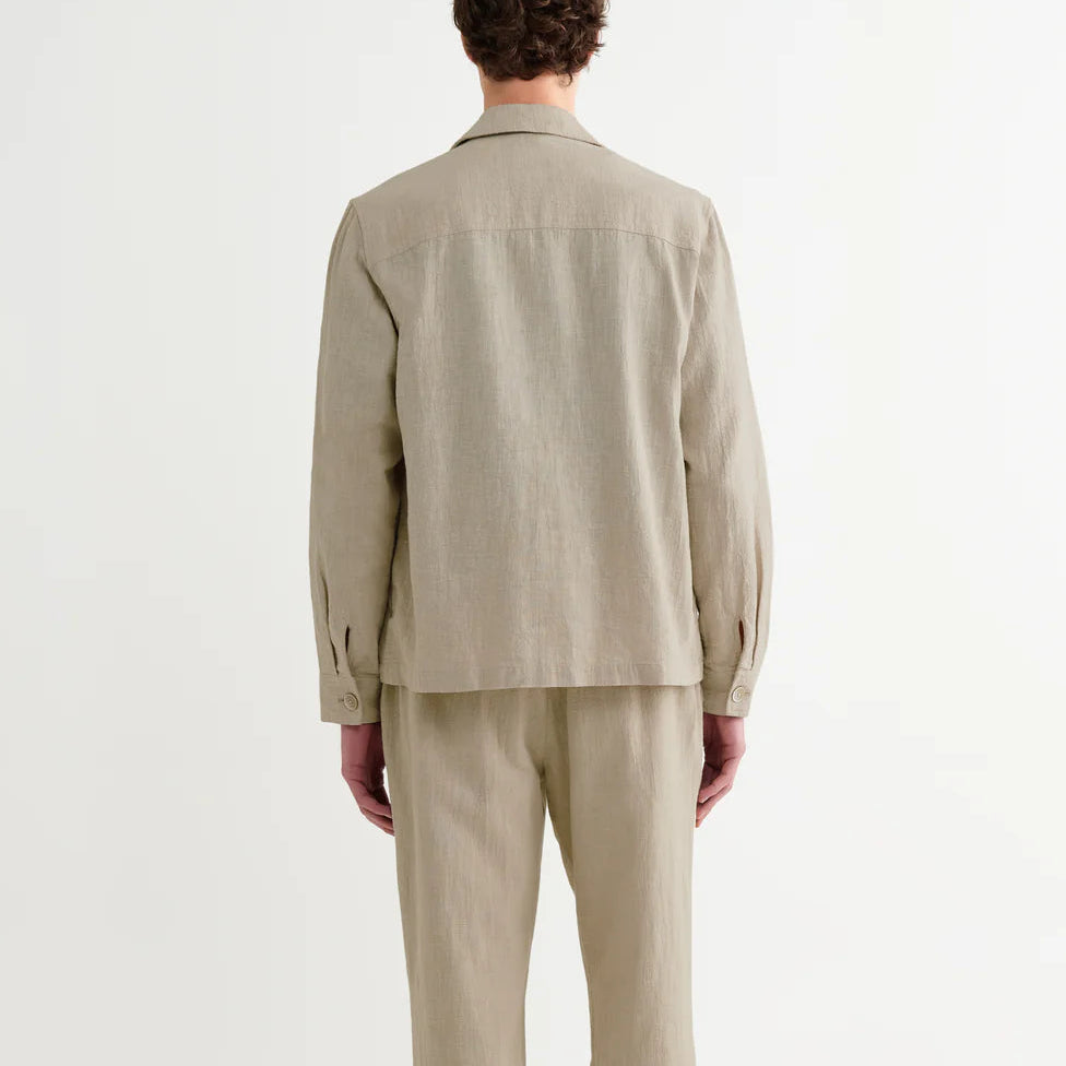 Aldred Overshirt in Cotton Linen