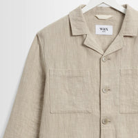 Aldred Overshirt in Cotton Linen