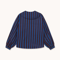 Striped Blouse in Navy