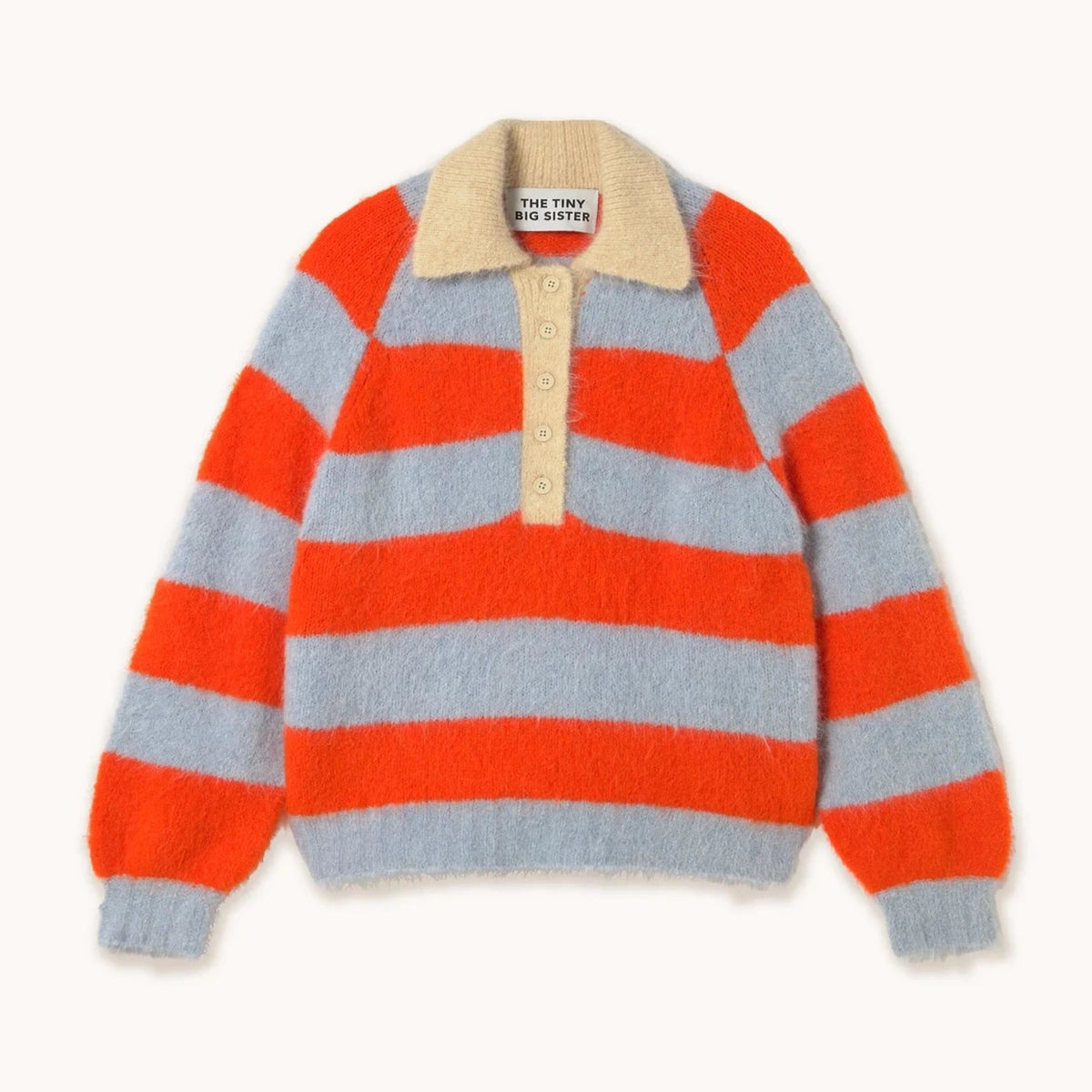 Frank Striped Polo in Washed Red