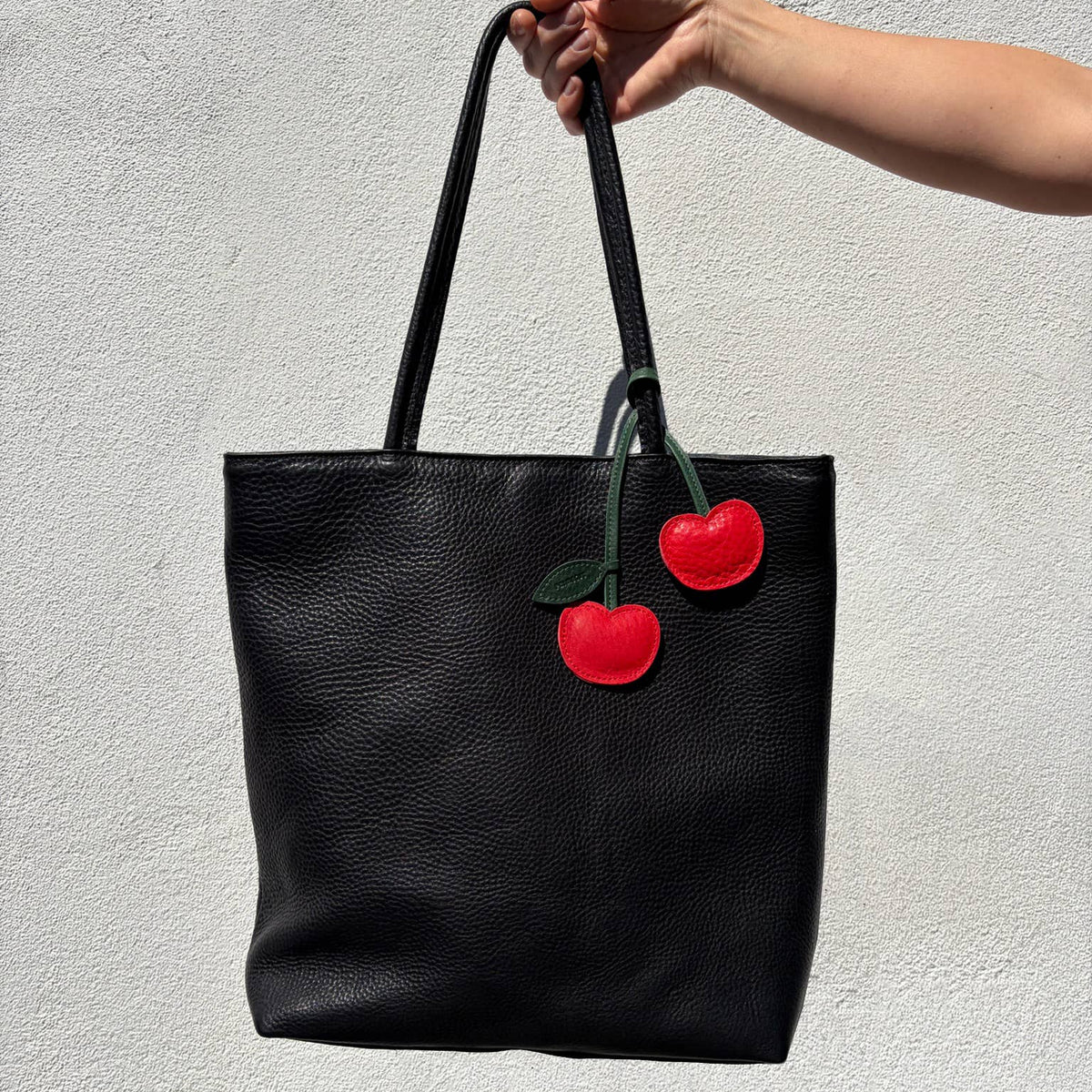 Bag Charm in Cherry
