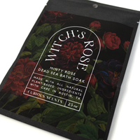 Witch's Rose Minty Rose Botanical Dead Sea Salt Bath Soak